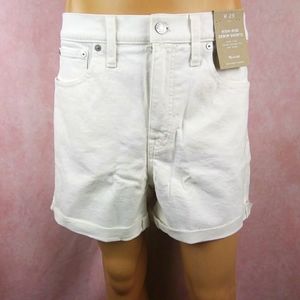 📦 Sale - Madewell High-Rise Denim Tile White Shorts - Women's size 29